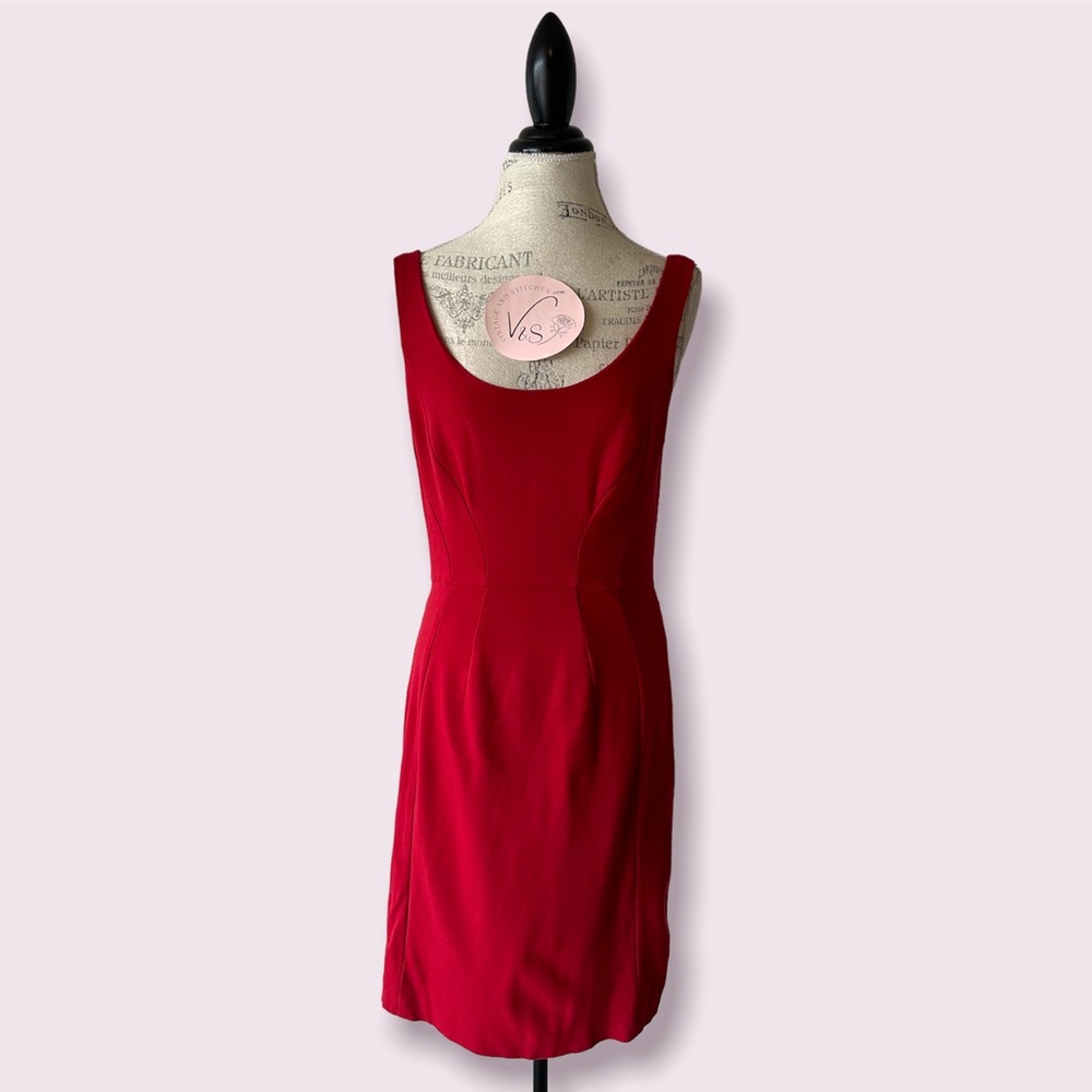 Diane Von Furstenberg Red Fit and Flare Dress 12